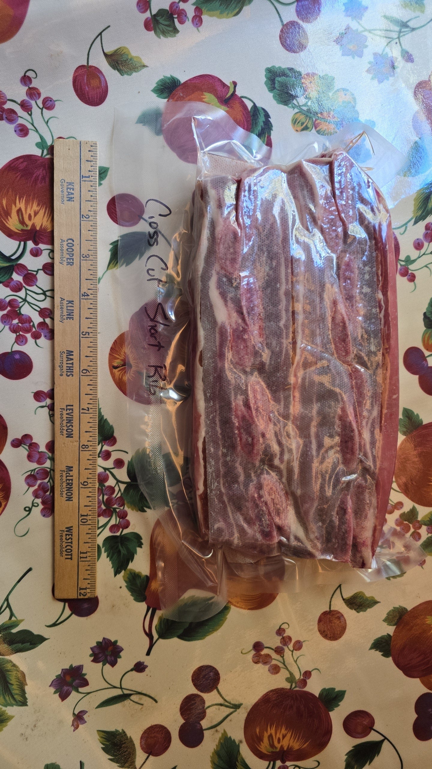 Cross cut short ribs